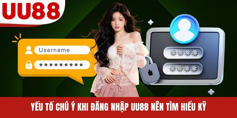 Yếu tố chú ý khi đăng nhập UU88 nên tìm hiểu kỹ
